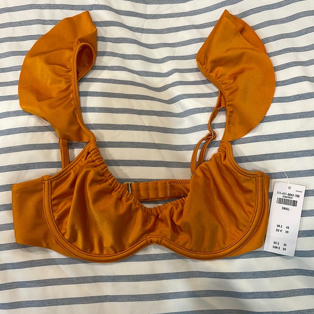 Abercrombie & Fitch Orange Bikini Top